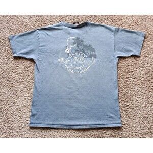 Harley Davidson T-Shirt Men's XL Hawaii Graphic Print Blue Short Sleeve Vintage